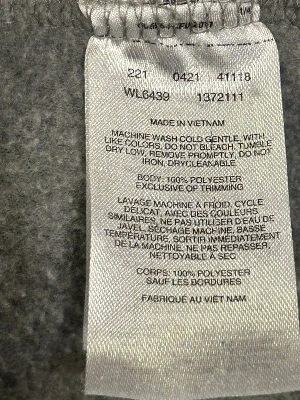 Columbia Women's Gray Benton Springs Full Zip Fleece Jacket, Size L - Picture 5 of 8